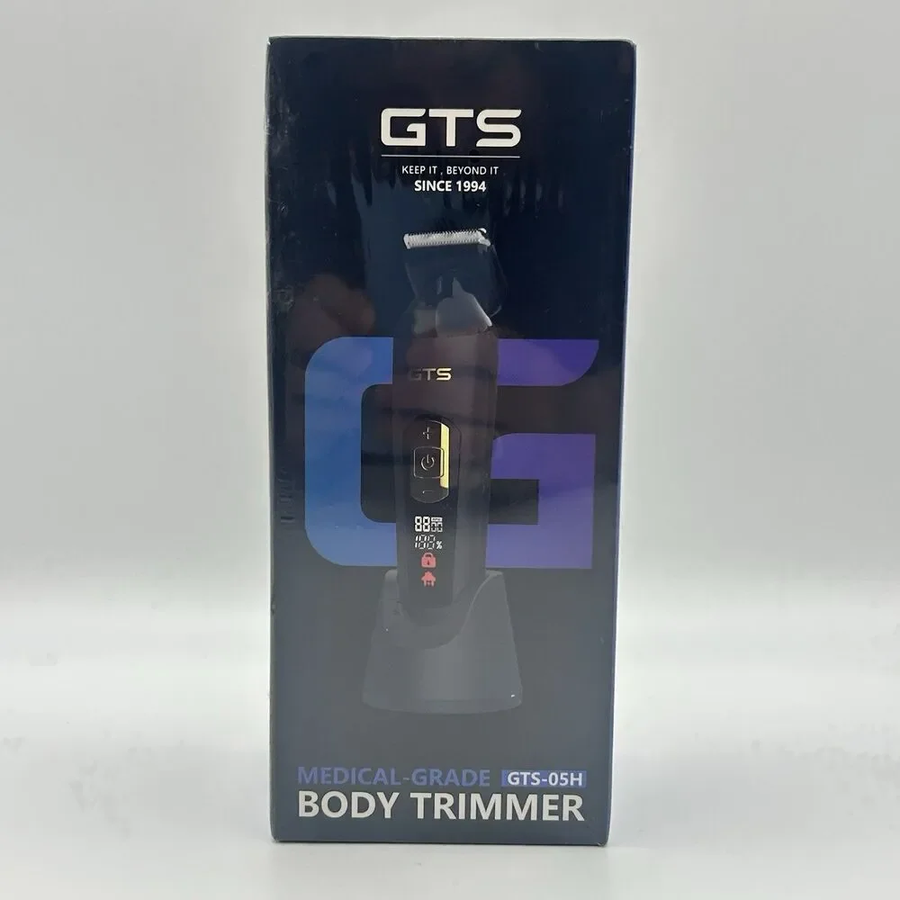 GTS Pro Body Hair Trimmer GTS-05H Waterproof Electric Clipper Grooming Kit